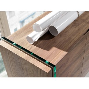 HILTON design komód - dió -170cm