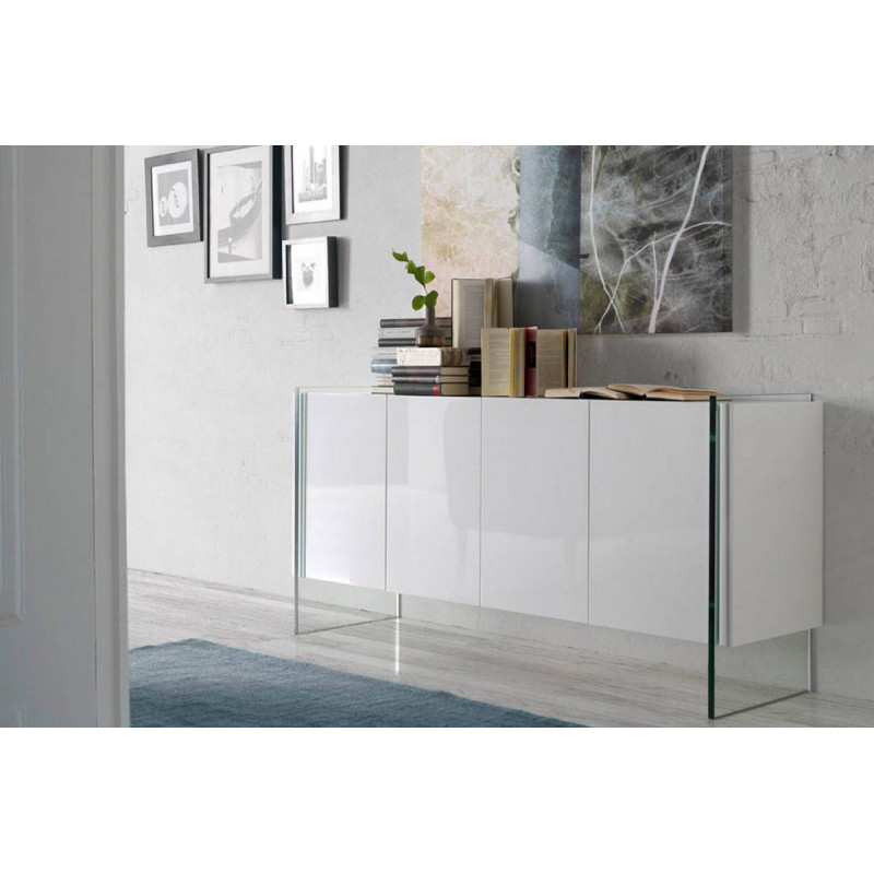 HILTON design komód - fehér -170cm