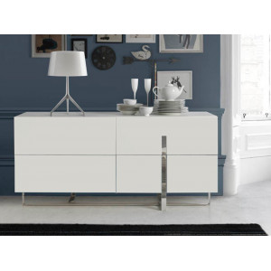 MONIQ design komód - fehér - 160cm