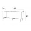 CONTINENTAL design komód - 180cm