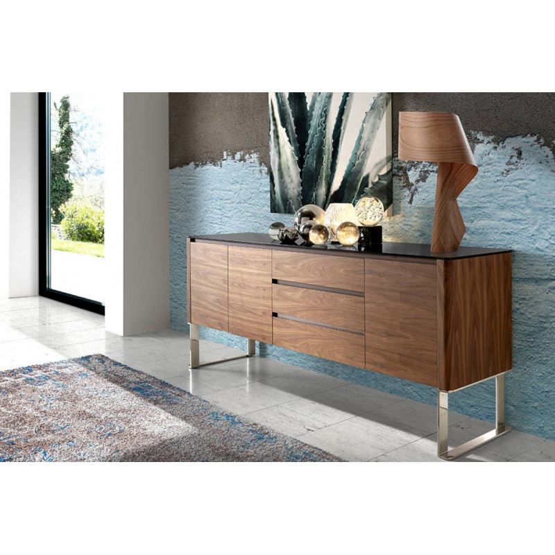 FERRANO design komód - 200cm - dió