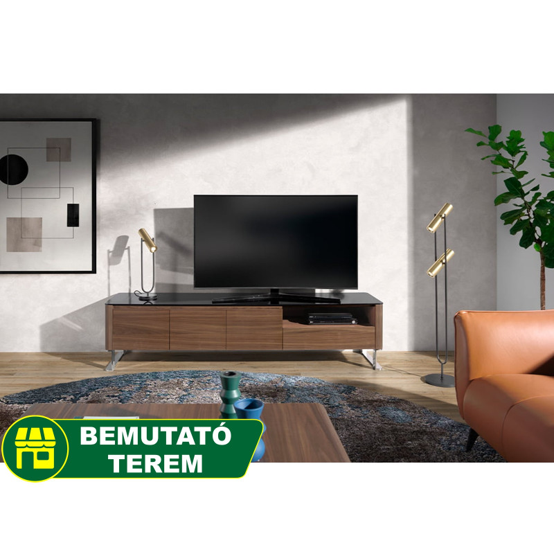 FERRANO design TV-szekrény - 200cm - dió