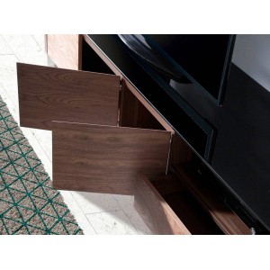 FERRANO design TV-szekrény - 200cm - dió