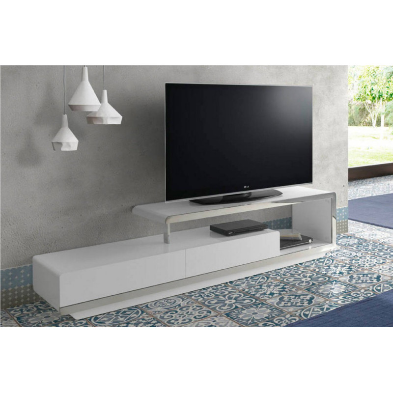 PHASE design TV-szekrény - 200cm -fehér