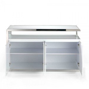 PHASE design komód - 140cm -fehér