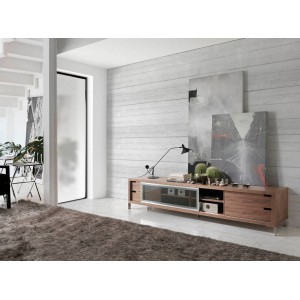 SIRIUS design TV-szekrény - 238cm - dió