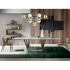 MADRAS design polc - 170cm - dió