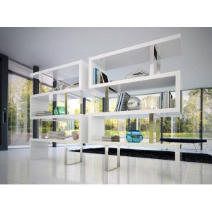 MADRAS design polc - 170cm - fehér