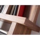 LAZARUS design polc - 195cm - dió