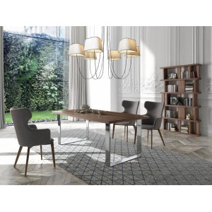 LAZARUS design polc - 195cm - dió