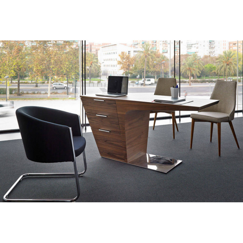 BROKER design íróasztal - 150cm - dió