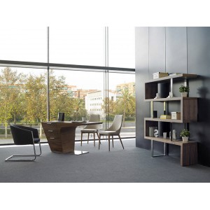 BROKER design íróasztal - 150cm - dió