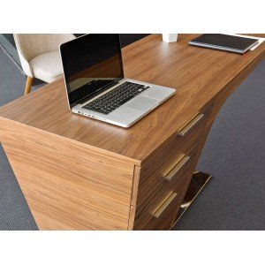 BROKER design íróasztal - 150cm - dió