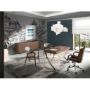 VALLURE design íróasztal - 120cm - dió