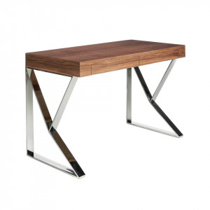 VALLURE design íróasztal - 120cm - dió