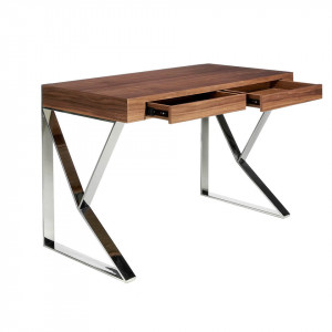 VALLURE design íróasztal - 120cm - dió