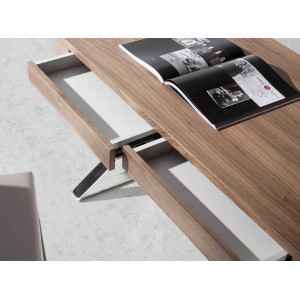 VALLURE design íróasztal - 120cm - dió