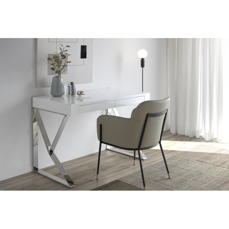 VALLURE design íróasztal - 120cm - fehér