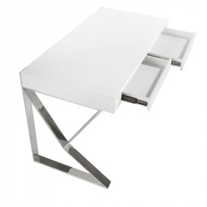 VALLURE design íróasztal - 120cm - fehér