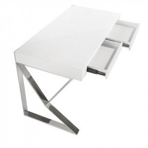 VALLURE design íróasztal - 120cm - fehér