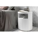 NIGELLA design éjjeliszekrény - fehér