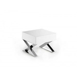 NEXUS design éjjeliszekrény - fehér
