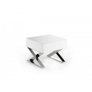NEXUS design éjjeliszekrény - fehér