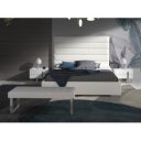 MONIQ design éjjeliszekrény - fehér