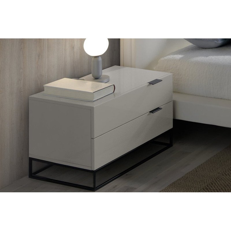 PASADENA design éjjeliszekrény - szürke
