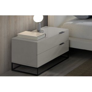 PASADENA design éjjeliszekrény - szürke Angel Cerdá