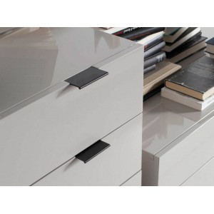 PASADENA TALL design fiókos szekrény - szürke