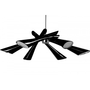 POP modern design függőlámpa - fekete