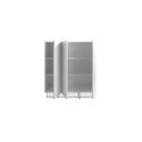 MONIQ design szekrény - fehér - 135cm