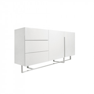 MONIQ - II design komód - fehér - 180cm