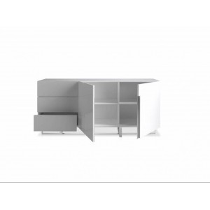 MONIQ - II design komód - fehér - 180cm