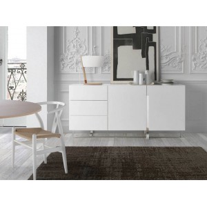 MONIQ - II design komód - fehér - 180cm