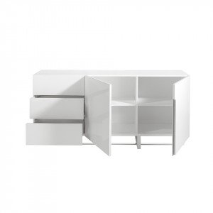 MONIQ - II design komód - fehér - 180cm
