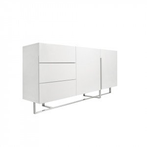 MONIQ - II design komód - fehér - 180cm