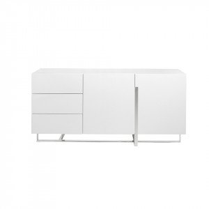 MONIQ - II design komód - fehér - 180cm