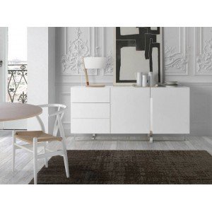 MONIQ - II design komód - fehér - 180cm