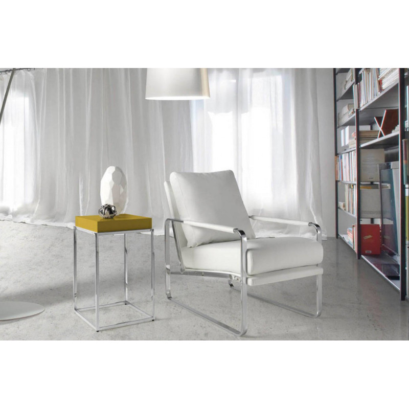 PAMPLONA design fotel - fehér