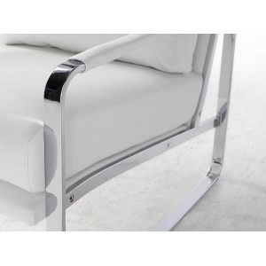 PAMPLONA design fotel - fehér