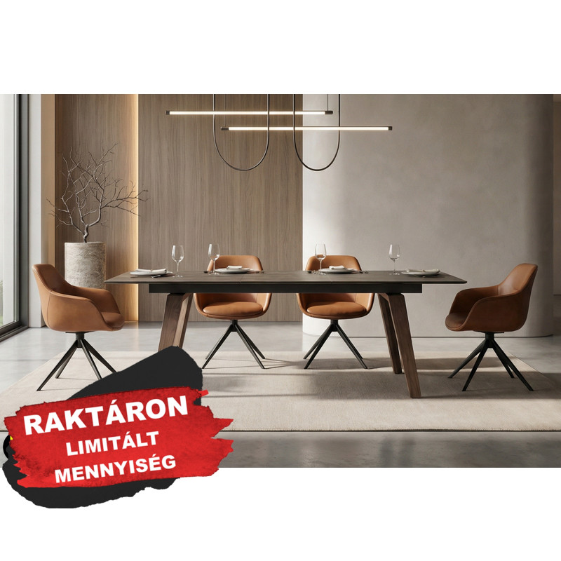 SANTIAGO design bővíthető kerámia étkezőasztal - 180-230cm