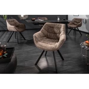 MATCH design szék - taupe INVICTA