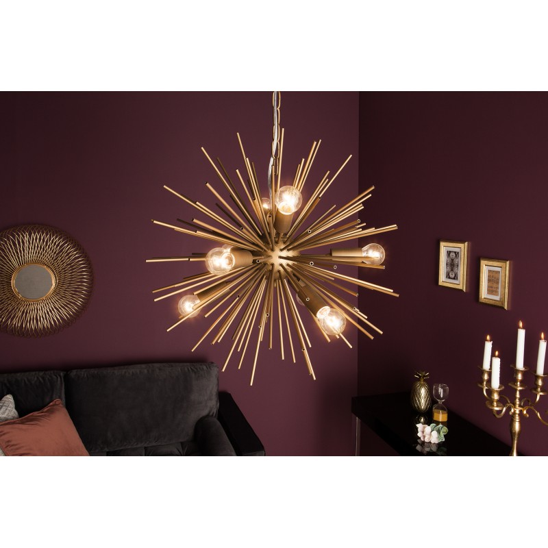 STRAW modern függőlámpa - arany - 50cm