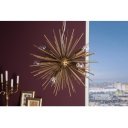 STRAW modern függőlámpa - arany - 50cm