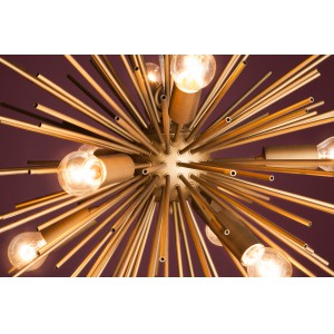 STRAW modern függőlámpa - arany - 50cm
