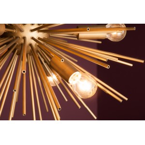 STRAW modern függőlámpa - arany - 50cm