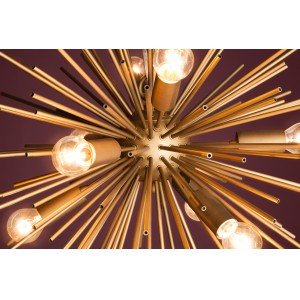 STRAW modern függőlámpa - arany - 50cm