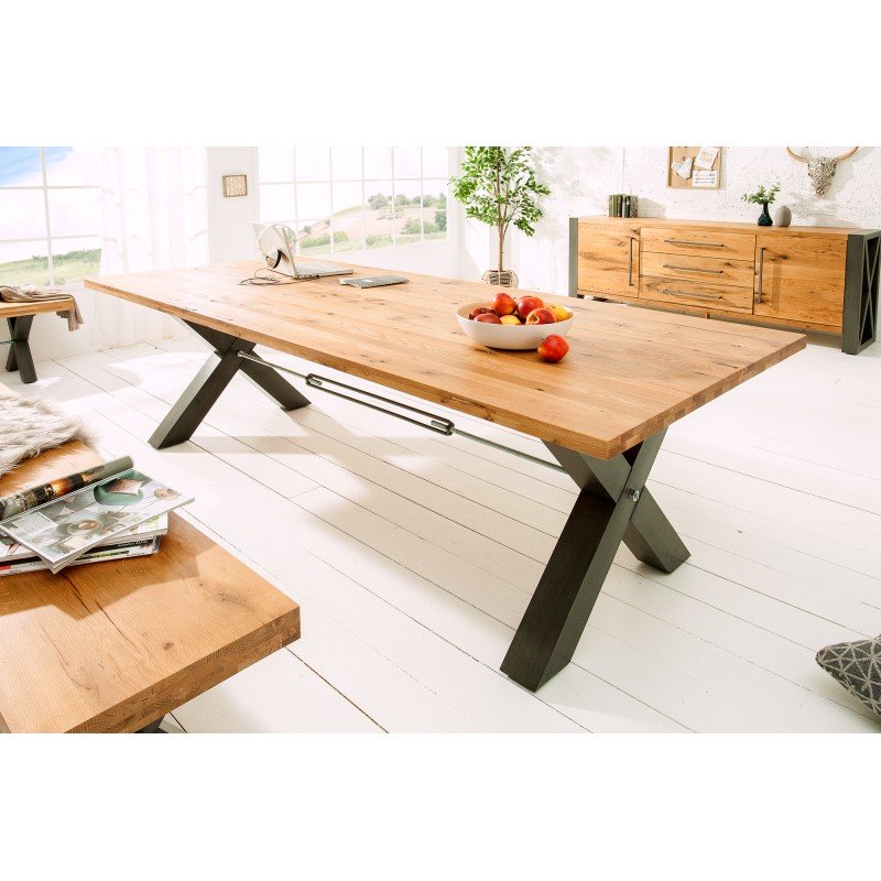 AMADEUS tömör tölgy étkezőasztal - 200cm